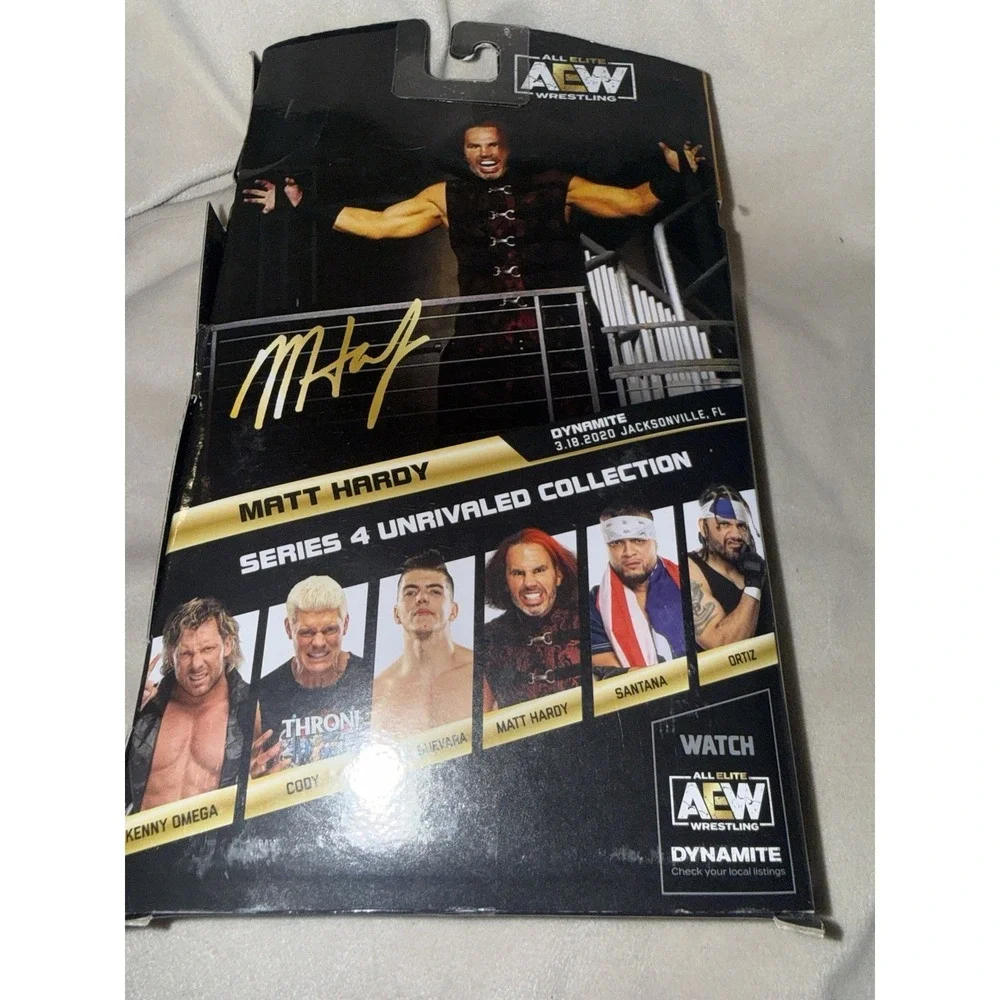 Matt Hardy Action Figure Jazwares AEW Unrivaled Series 4  #31 New In Box